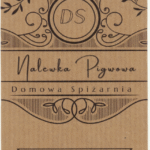 Naklejki kraft na alkohol NALEWKA PIGWOWA