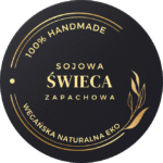 Naklejki ŚWIECA SOJOWA ZAPACHOWA