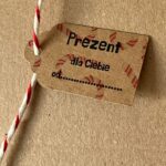 Etykiety kraft PREZENT DLA CIEBIE OD