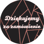 Naklejki DZIĘKUJEMY ZA ZAMÓWIENIE