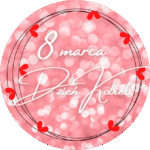 Naklejki 8 marca Dzień Kobiet