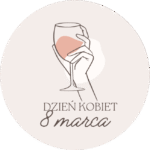 Naklejki Dzień Kobiet wino