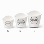 Pudełko Gastronomiczne - Frytki - Średnie - Personalizowane - Grafika - Logo - BEZ SUP! - obrazek 3