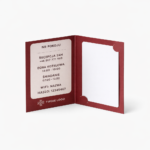 Papierowe Etui na Klucz Hotelowy / Kartę Hotelową - Własna Grafika - Logo - V2 - obrazek 4