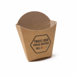 Pudełko Gastronomiczne EKO - Frytki - Duże - Personalizowane - Grafika - Logo - BEZ SUP!