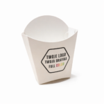 Pudełko Gastronomiczne - Frytki - Średnie - Personalizowane - Grafika - Logo - BEZ SUP!