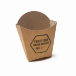 Pudełko Gastronomiczne EKO - Frytki - Małe - Personalizowane - Grafika - Logo - BEZ SUP!