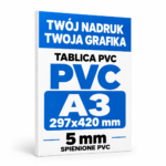 Tablica Szyld Reklama - PVC 5mm Własny Nadruk - Grafika - 297x420 mm (A3)