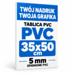 Tablica Szyld Reklama - PVC 5mm Własny Nadruk - Grafika - 35x50 cm
