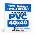 Tablica Szyld Reklama - PVC 5mm Własny Nadruk - Grafika - 40x40 cm