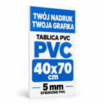 Tablica Szyld Reklama - PVC 5mm Własny Nadruk - Grafika - 40x70 cm