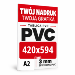 Tablica Szyld Reklama - PVC 3mm Własny Nadruk - Grafika - 420x594 mm (A2)