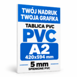 Tablica Szyld Reklama - PVC 5mm Własny Nadruk - Grafika - 420x594 mm (A2)