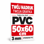 Tablica Szyld Reklama - PVC 3mm Własny Nadruk - Grafika - 50x60 cm