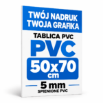 Tablica Szyld Reklama - PVC 5mm Własny Nadruk - Grafika - 50x70 cm