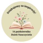 Naklejki Dzień Nauczyciela – Dziękujemy za inspirację