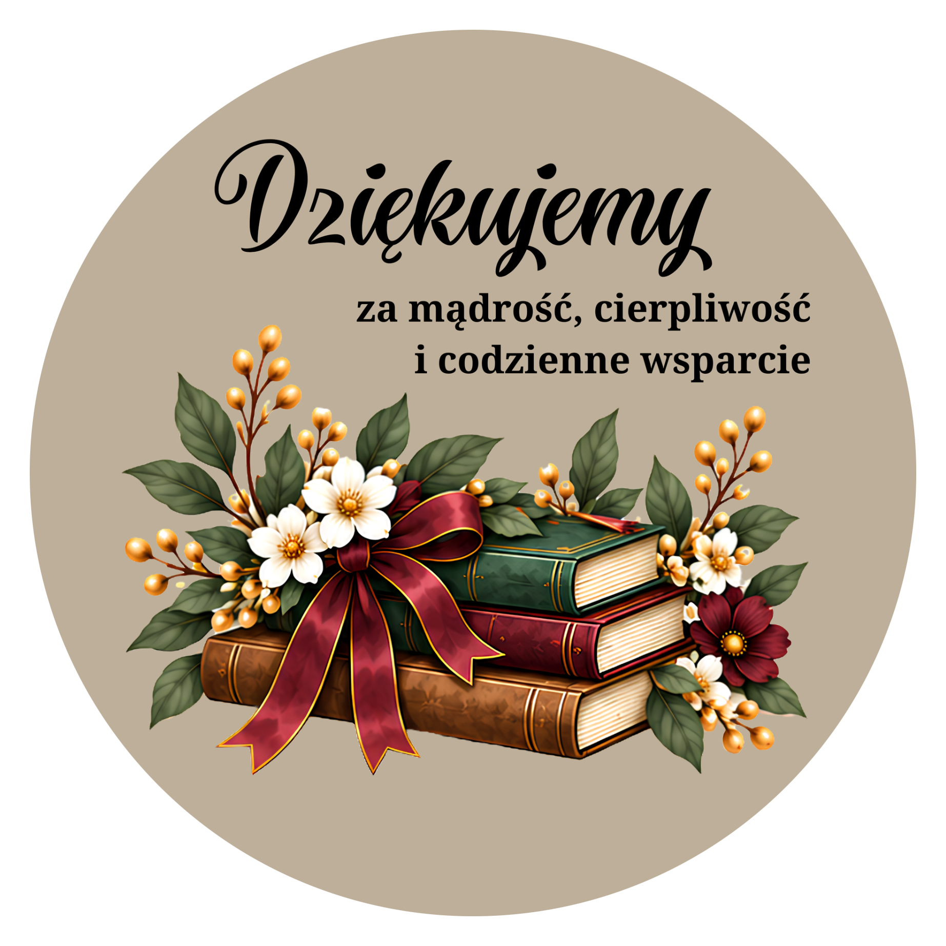 min-dn00030 Naklejki Dzień Nauczyciela – Mądrość i wsparcie - obrazek 1