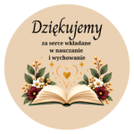 Naklejki Dzień Nauczyciela – Serce w nauczaniu