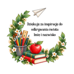 Naklejki Dzień Nauczyciela – personalizowane: inspiracja